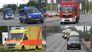 Große Evakuierung wegen Bombenräumung in Hannover am 7. Mai 2017 - Einsatzfahrten