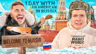 Day With American In Russia