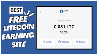 Free Litecoin Crypto Site: Do Easy Task & Earn Free LTC To Your Trustwallet!