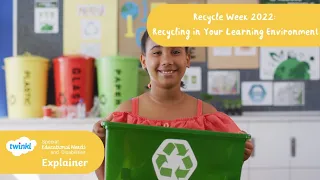 Recycle Week 2022 - Recycling in Your Learning Environment