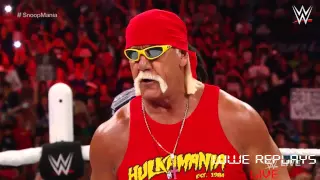 Snoop Dogg and Hulk Hogan contend with AxelMania  Raw, March 23, 2015