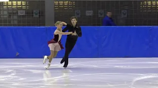 12. Santa Claus Cup 2018: Katica Kedves and Fedor Sharonov (HUN) - ID Adv Nov Free Dance