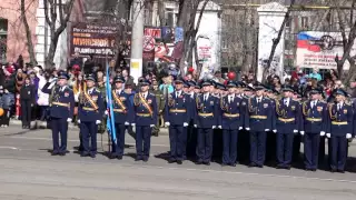 Парад Победы. 9 мая 2015 г. Комсомольск-на-Амуре. Площадь Ленина.