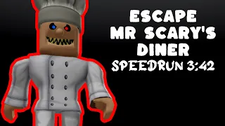 Roblox Escape Mr Scary's Diner! Speedrun 3:42