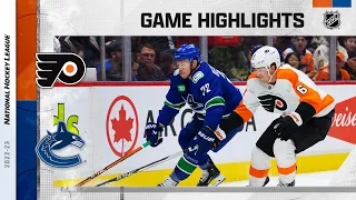 Flyers @ Canucks 2/18 | NHL Highlights 2023