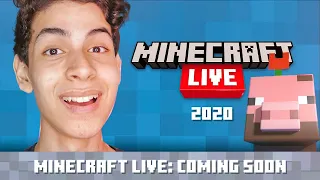 REAGINDO A MINECON LIVE 2020 - AO VIVO