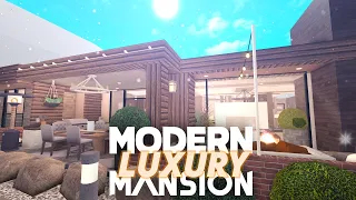 Modern Luxury Mansion • Bloxburg Speed Build [No Gamepass]
