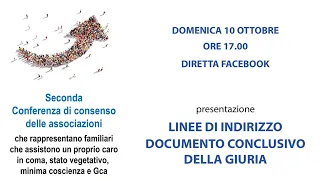 Conferenza consenso associazioni: documento finale Giuria