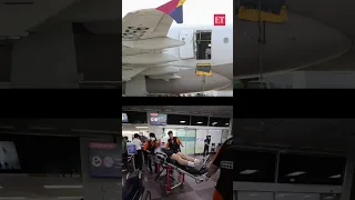 Watch: Passenger opens emergency exit door mid-air on Asiana Airlines flight In Korea