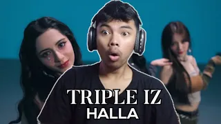 TRIPLE IZ " HALLA " MV REACTION!!
