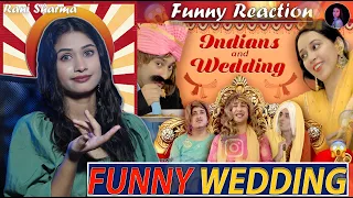 Indians and Wedding  @TheHarshBeniwal | Funny Reaction by Rani Sharma