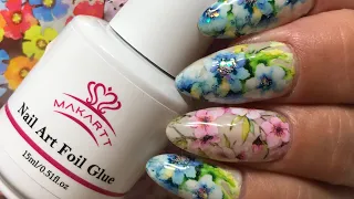 How to Apply Nail Art Foil The EASY WAY W/ Makartt's Foil Gel & Foils