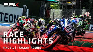 All the EPIC action from Race 1 at Imola 🔥 | #ITAWorldSBK 🇮🇹