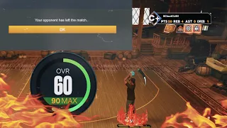 I DOMINATED THE 1v1 COURT USING A  (GAMEBREAKING) 60 OVERALL IN NBA2K23