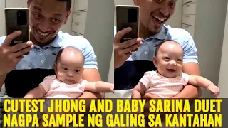 ANG GALING!! JHONG HILARIO at Baby Sarina NAG DUET Father and Daughter Singing Tandem