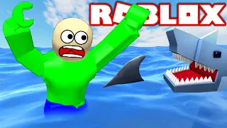 Baldi Is STRANDED In The OCEAN! | Roblox Stranded