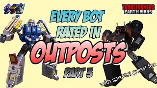 Every Outpost bot rated part 3 Transformers Earth Wars