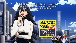'' Midnight is committed to fair commentary'' (dub) | My hero academia season 5 episode 11