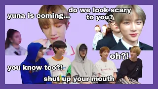 txt and itzy photobomb of each other videos compilation (funny ver.)