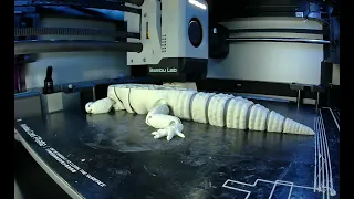 Matmire Makes Leopard gecko 3d print timelapse on Bambu X1 Carbon