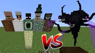 what if you create an ENDER WITCH VS WITHER STORM in MINECRAFT