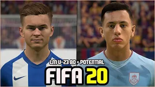 FIFA 20 | BEST YOUNG LM (U-23) 80+ POTENTIAL WITH REAL FACES