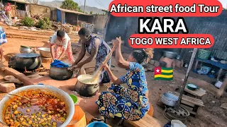 Most delicious traditional Togolese street food tour Kara Northern part of Togo 🇹🇬 West Africa 🌍