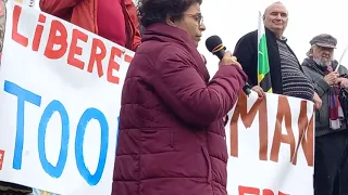 Discours de Zoya d'Iran Solidarité  sur la situation en Iran et pour la libération de Toomaj Salehi