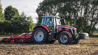 Talerzowanie 2023 Z Nowym Nabytkiem! | Massey Ferguson 7S.180