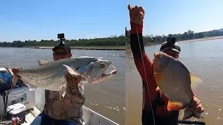 Pescando y recorriendo el mítico Raudal de guayabero en verano.