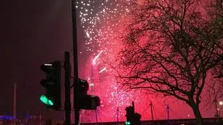 London New Year fireworks 2019  | London welcomes 2020 with firework display | #NBWLONDON