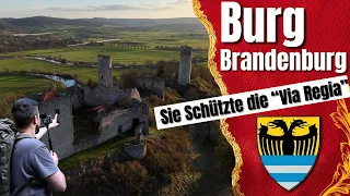 Die größte Doppelburg Thüringens - Burg Brandenburg - SIE schützte Via Regia
