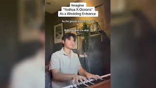 Imagine 'Yeshua X Oceans' as a Wedding Entrance