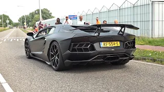 Vorsteiner Lamborghini Aventador with Capristo Exhaust! Revs, Flames, Accelerations!