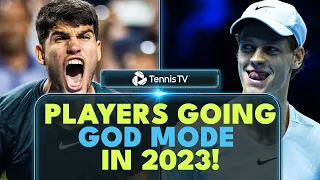 10 Times Tennis Players Went GOD MODE In 2023 🥶