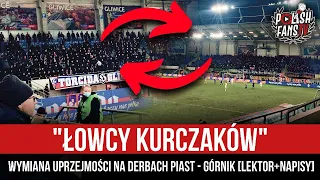 "ŁOWCY KURCZAKÓW" - wymiana uprzejmości na derbach Piast - Górnik [LEKTOR+NAPISY] (09.02.2022 r.)