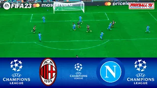 FIFA 23 | AC Milan vs Napoli - UEFA Champions League 2023 | Full Match | PC Gameplay [4K]