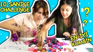 10 Seconds Barbie Combination Challenge My Cousin Races Dila Kent