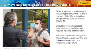 Fluke Webinar: Non-Contact Elevated Body Temperature Screening