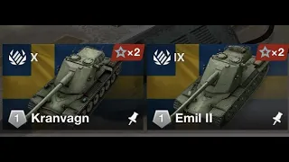 9 VS 10 | Emil 2 и Kranvagn | что лучше на своем уровне #wotblitz