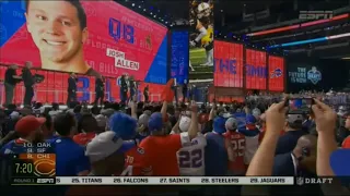 Buffalo Bills draft quarterback Josh Allen with the 7th overall draft pick in the 2018 NFL draft