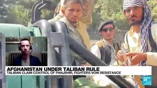 Taliban claim control of Panjshir, opposition says resistance will continue • FRANCE 24 English