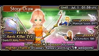 [DFFOO/Global] Lenna LC Banner Pulls