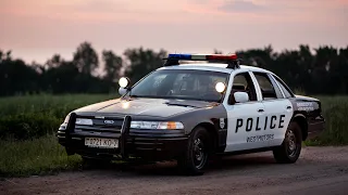 Ford Crown Victoria POLICE | с МИГАЛКАМИ по городу