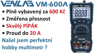 Levný hobby multimetr Venlab VM-600A