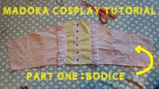 How to sew: Madoka Cosplay (Part 1/3 - Bodice)