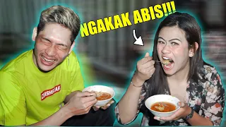 PRANK AJAK ANGGI MAKAN DI RESTOURANT**malah ke makan di pinggir jalan**