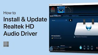How To Install & Update Realtek HD Audio Driver - Windows 11
