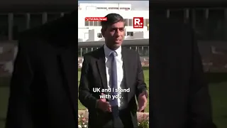 UK Prime Minister Rishi Sunak Expresses Solidarity With Israel, Says ‘UK Stands With You’
