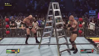 Goldberg vs The Rock - WWE 2K22 Ladder Match🔥 #wwe #wwe2k22